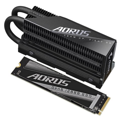 Dysk SSD Gigabyte AORUS 12000 1TB M.2 NVMe Gen5 z radiatorem 11700/9500 MB/s