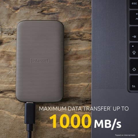 Intenso Lesen/Schreiben bis zu 1000 MB/s/500GB USB Type-C 3.2 Gen 2 (3.1 Gen 2) Brązowy