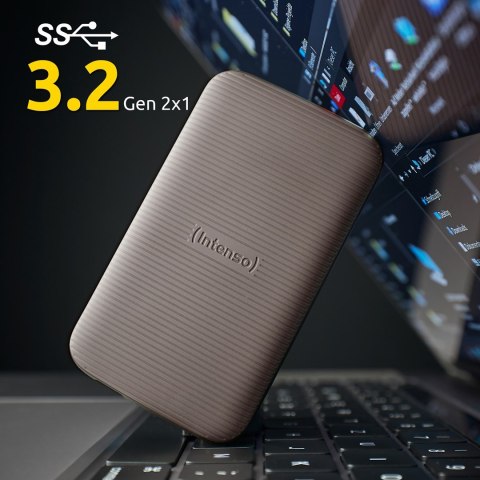 Intenso Lesen/Schreiben bis zu 1000 MB/s/500GB USB Type-C 3.2 Gen 2 (3.1 Gen 2) Brązowy