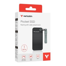 SSD 1TB Verbatim Pocket SSD USB 3.2/szary sprzedaż detaliczna
