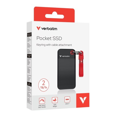 Verbatim Pocket SSD USB 3.2 Gen 2 2TB