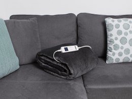 Koc elektryczny Noveen EB650 Grey super miękki 180x130cm