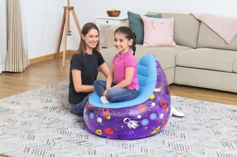 Bestway 75122 fotel nadmuchiwany Pojedyncze krzesło Niebieski, Fioletowy