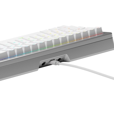 Glorious Gaming GLO-KB-GMMK3-PRO-65-PB-FOX-W-SIL-US klawiatura