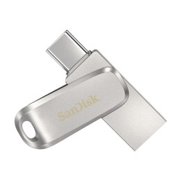 SanDisk Ultra Dual Drive Luxe pamięć USB 1000 GB USB Type-A / USB Type-C 3.2 Gen 1 (3.1 Gen 1) Stal nierdzewna