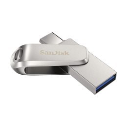 SanDisk Ultra Dual Drive Luxe pamięć USB 1000 GB USB Type-A / USB Type-C 3.2 Gen 1 (3.1 Gen 1) Stal nierdzewna