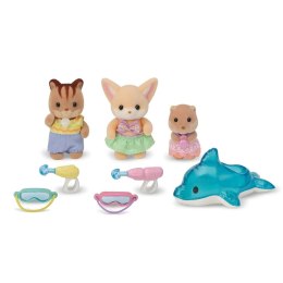 Sylvanian Families Przedszkole Zabawa w basenie Baby Trio 5749 p6