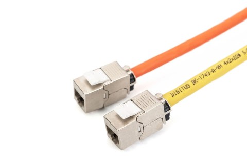 DIGITUS MODUŁ KEYSTONE RJ45 (8P8C) KAT.6A EKRANOWANY 500MHZ LSA BEZNARZĘDZIOWY DN-93617