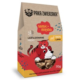 Paka Zwierzaka Samo Mięsko lama przysmak 70g