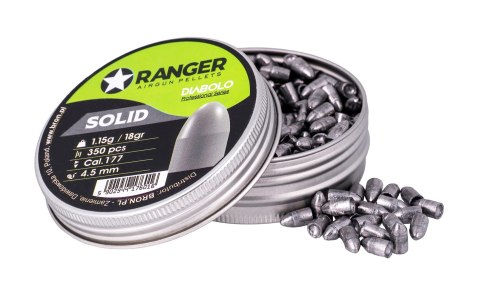 Śrut 4,5 mm RANGER Diabolo Professional Solid półokrągły 350 szt. 1,15 g