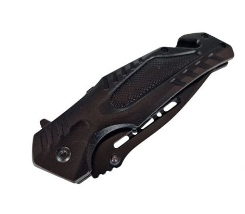 Nóż ratowniczy AZYMUT Rescue +przecinak pasów +zbijak szyb +pokrowiec