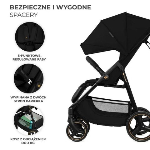Kinderkraft wózek spacerowy TRIG 3 ONYX BLACK