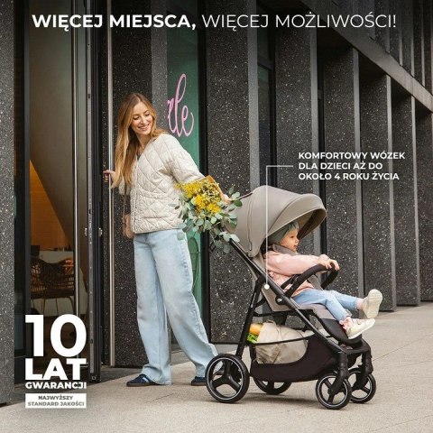 Kinderkraft wózek spacerowy TRIG 3 STONE BEIGE