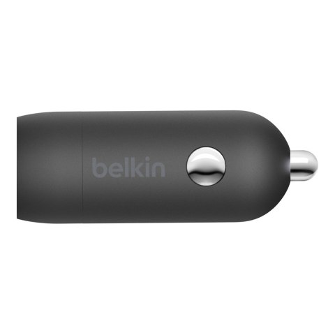 BELKIN ŁADOWARKA SAMOCHODOWA 30W USB-C, PD,PPS, CZARNA + KABEL USB-C