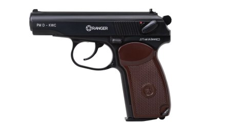 Wiatrówka pistolet RANGER PM Diabolo KWC kal. 4,5 2x6 strz. FULL METAL CO2 (AAKCPD441AZB)