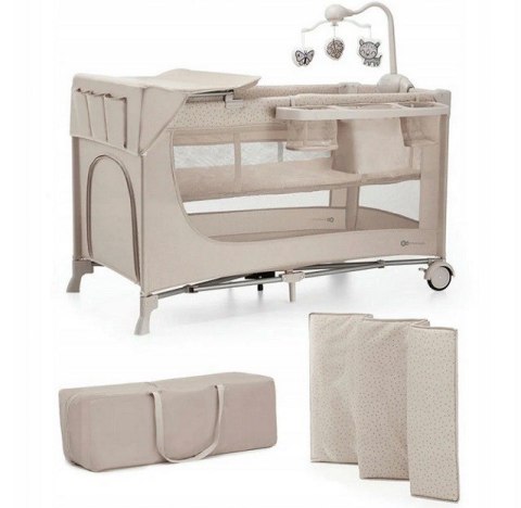KinderKraft Łóżeczko turystyczne JOY 2 BEIGE