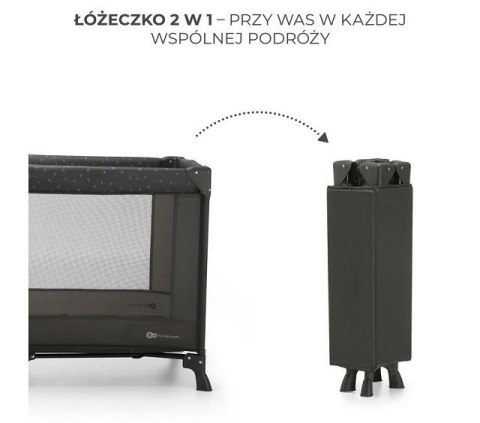 Kinderkraft Łóżeczko turystyczne JOY LIGHT GREY