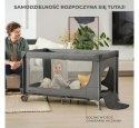 Kinderkraft Łóżeczko turystyczne Joy 2 ciemnoszary