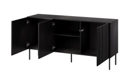 Komoda ISLA 150,5x40x75 czarny mat