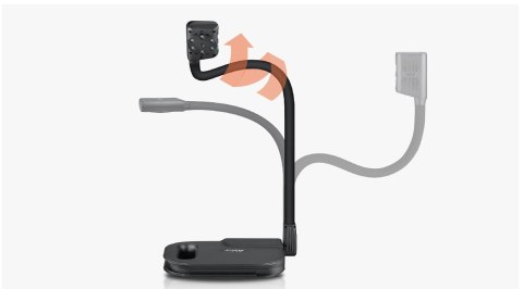 AVer U50+ aparat do dokumentów Czarny 25,4 / 3,2 mm (1 / 3.2") CMOS USB 2.0