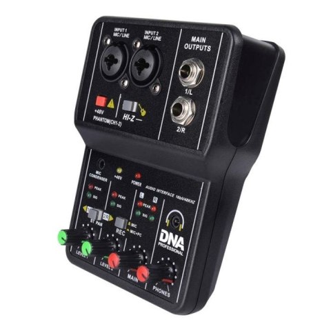 DNA MIX 2 - Mikser analogowy 2-kanałowy Hi-Z interfe