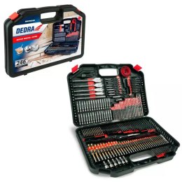 Zestaw bitów i wierteł 246 sztuk