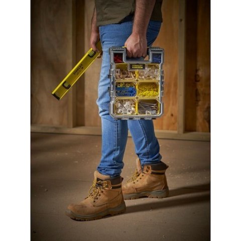 Stanley FMST1-72378 walizka/ torba Walizka twarda Przezroczysty, Żółty