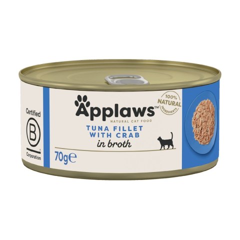 Applaws Cat Tin Tuna with Crab 6x70g