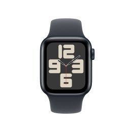 Zegarek Apple Watch SE (2024) GPS 40mm Midnight Aluminium Case with Sport Band M/L - Midnight
