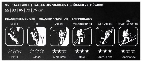 Czekan Black Diamond Raven Ice Axe With Grip 60 CM