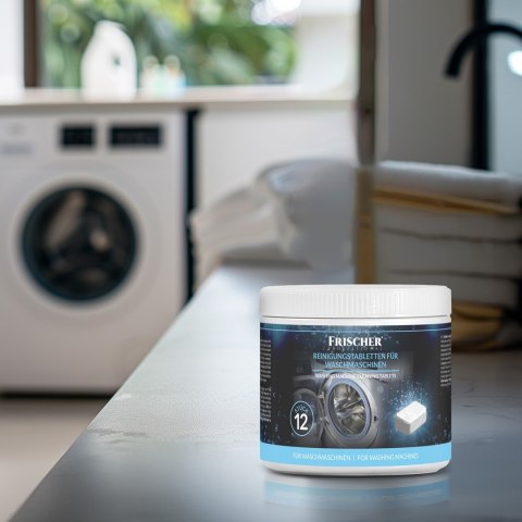 Tabletki do czyszczenia pralek Frischer 12szt