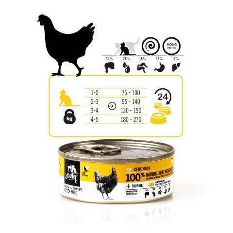 3Coty CHICKEN for Kittens 80g