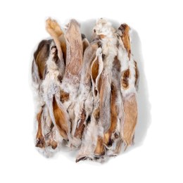 BULT Ucho królika z futrem dla psa 10szt