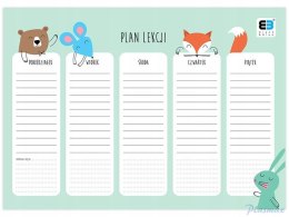 Plan lekcji A4 B&B KIDS PASTEL INTERDRUK