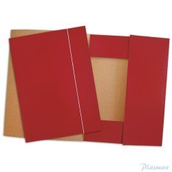 Teczka A4 z gumką czerwona 1824-333-009 WARTA