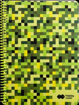 Kołonotatnik PIXI 3, A4, 80k, kratka, 80g/m2, Happy Color HA 4742 2030-PI3