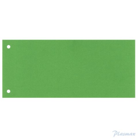 Przekładki 1/3 A4 Maxi Esselte, zielony, 100 szt., 624447