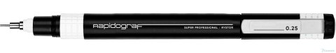 Rapitograf, Pisak Kreślarski Super Professional grubość 0.25mm (biały) RYSTOR