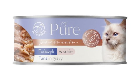 PETrepublic PURE dla kota tuńczyk 80 g