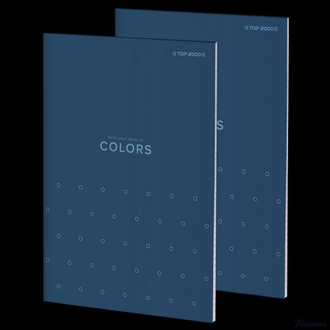 Notatnik TOPCOLORS KLE A4 100K 70G kratka niebieski 400169242 Top 2000