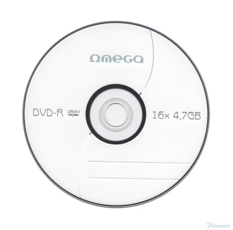 Płyta OMEGA DVD-R 4,7GB 16X KOPERTA (1) OMD16K1- -a