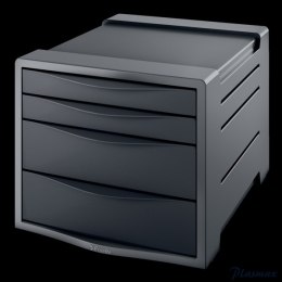 Pojemnik z 4 szufladami EUROPOST VIVIDA czarny ESSELTE 623761