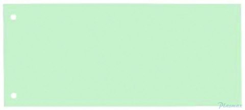 Przekładki indeksujące kartonowe 1/3 A4 ELBA, jasnozielone, 100205028