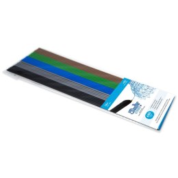 3DOODLER CREATE I PRO FILAMENT ABS 3MM, 25 SZTUK, 5 KOLORÓW (CZA/SRE/NIE/ZIE/BRĄ), AB-MIXNEW1