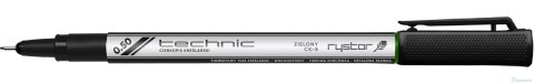 Cienkopis kreśl.0.5 CK-05/D zielony 403-050-003 RYSTOR (X)