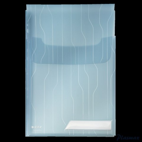 Folder Leitz Combifile, poszerzany, niebieski, folia 3 szt., 200 mic., 47270035 (X)