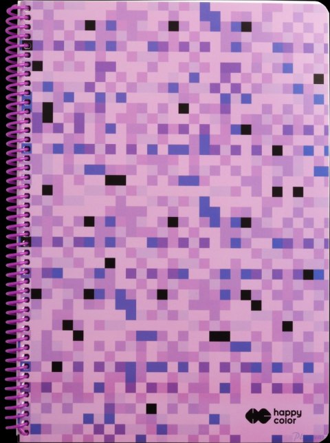 Kołonotatnik PIXI 2, B5, 80k, kratka, 80g/m2, Happy Color HA 4742 1825-PI2