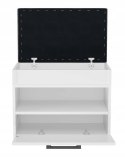 Szafka na buty ze schowkiem PARMA MINI 60x35xH49 biel