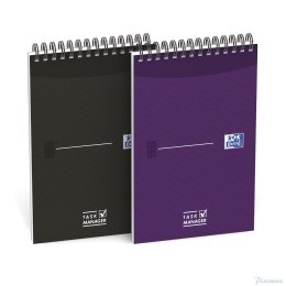 Blok notatnikowy OXFORD TASK MANAGER A5, 70kartek, spirala u góry, 400055727 (X)