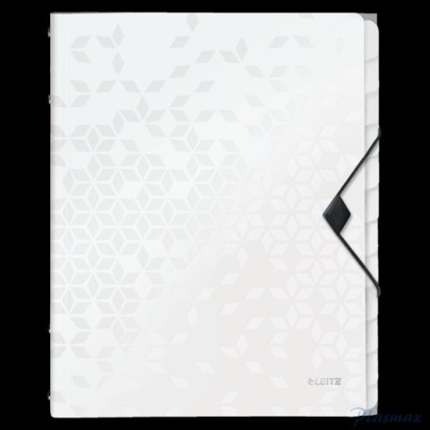 Teczka segregująca 12 przekładek PP Leitz WOW, biała 46340001 -aa (X)